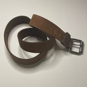 Nubuck Leather Belt